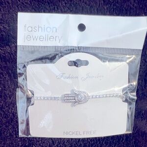 Fashion Jewelry Silver Hamsa Bracelet
